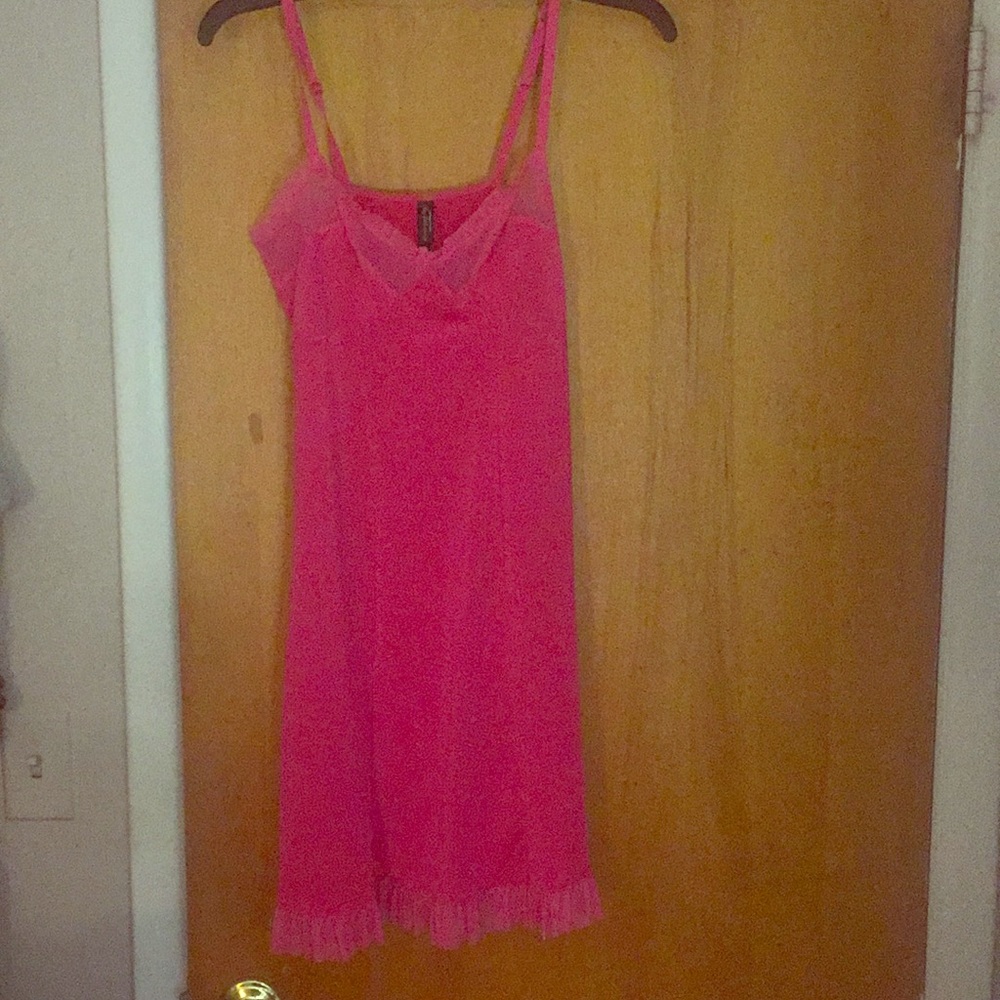 BNWT Pink VS Slip with lace detail